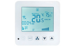 Комнатный термостат Techno КТ-300 (сенсорное управление Wi-Fi), Белый
