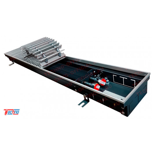 Внутрипольный конвектор Techno Power KVZ 150-65-2000 с естественной конвекцией