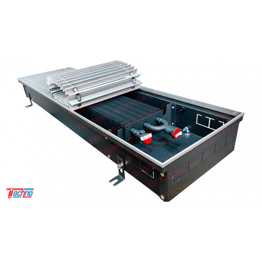 Внутрипольный конвектор Techno Power KVZ 300-120-1900 с естественной конвекцией