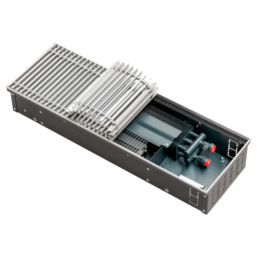 Внутрипольный конвектор Techno Power Vent KVZVh 270-130-4000 с принудительной конвекцией