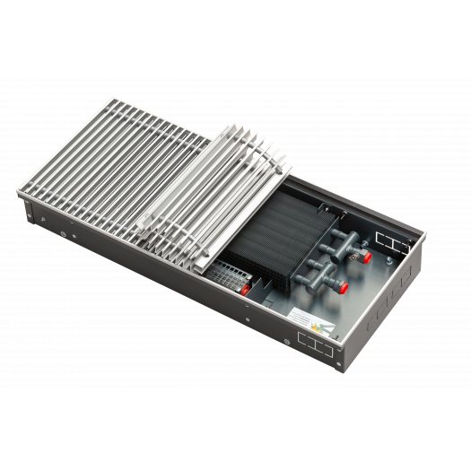 Внутрипольный конвектор Techno Vent KVZV 420-140-800 с принудительной конвекцией