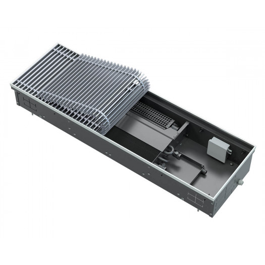 Внутрипольный двухконтурный конвектор Techno Vent KVZVf 310-160-1500/24V для обогрева и охлаждения